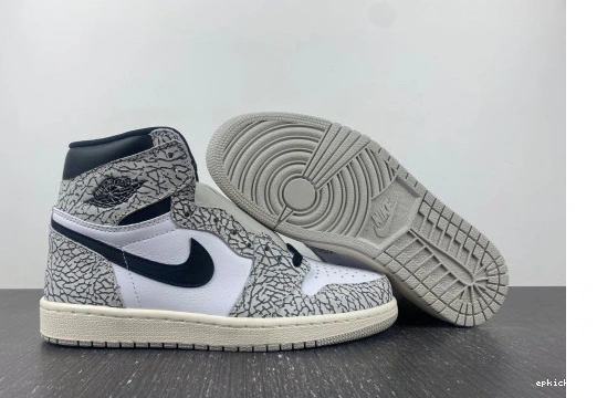 Rep EP Retro Jordan 1 White High DZ5485-052 DZ5485-052 Cement OG 0502
